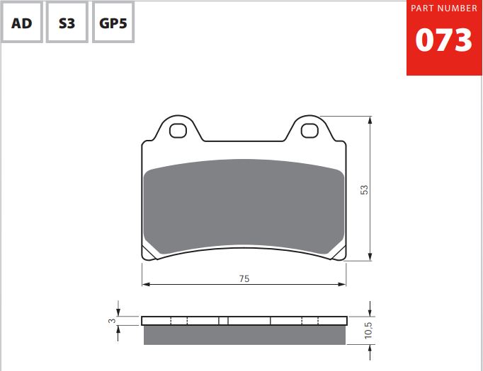 Plaquette frein ARD Gold Fren 073 AD pour moto Yamaha 1300 Xvz Tf Venture Star