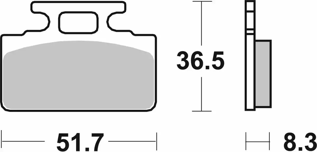 Plaquette de frein SBS pour Moto Honda 125 RS R 1988 à 1994 Neuf