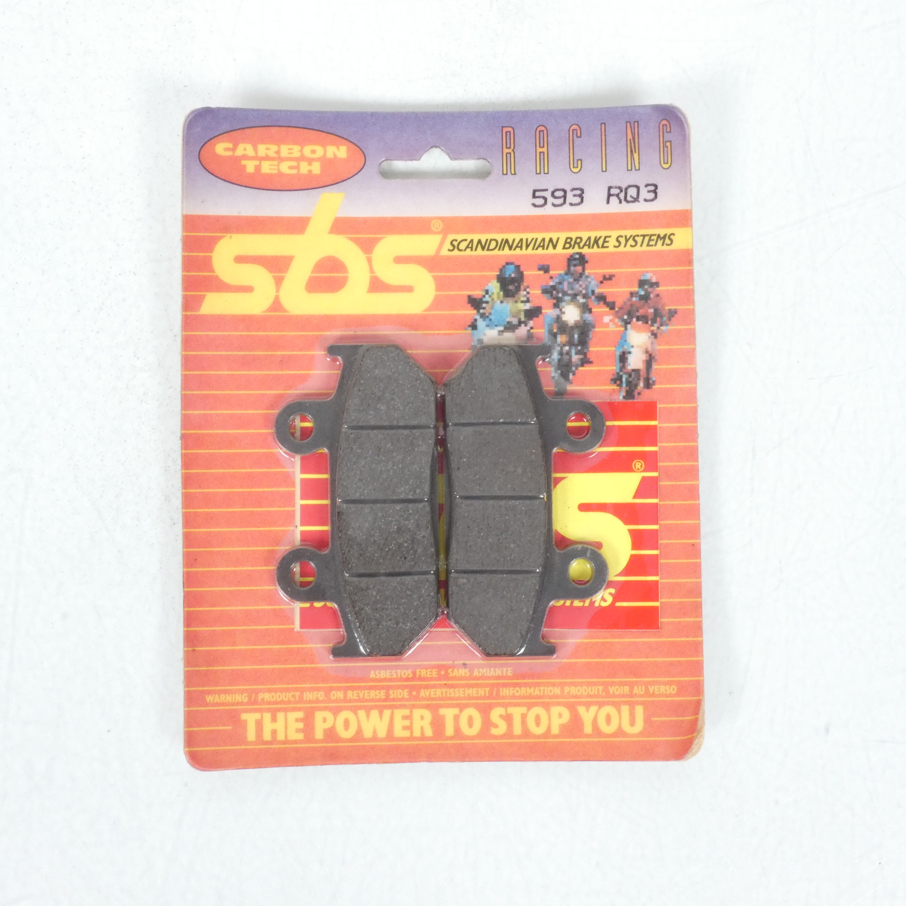Plaquette de frein SBS pour Moto Honda 600 Cbr Fm-Fr 1991 à 1994 AVG / AVD Neuf