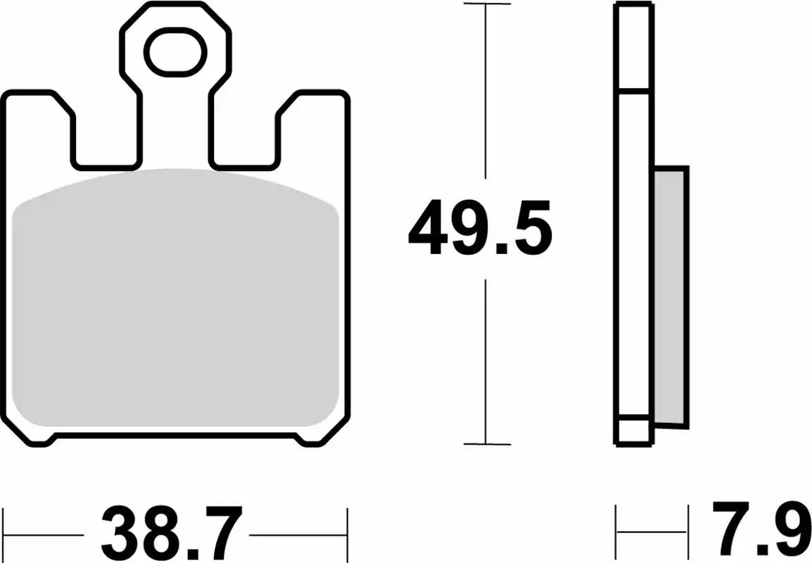 Plaquette de frein SBS pour Moto Kawasaki 636 Zx-6 R Ninja 2003 à 2006 AVG / AVD Neuf