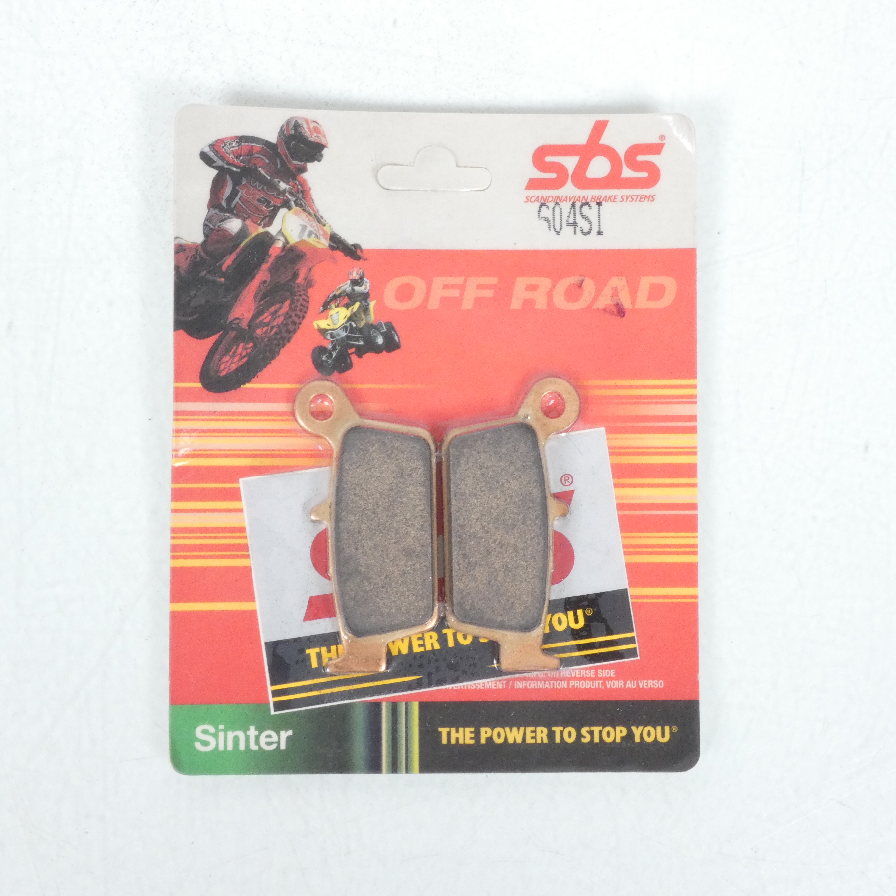 Plaquette de frein AR SBS pour Moto Gas gas 125 EC 2000 à 2014 604SI Neuf