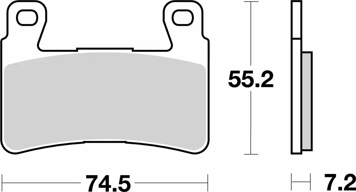 Plaquette de frein SBS pour Moto Honda 400 CB 1999 à 2001 NC39 / AV Neuf