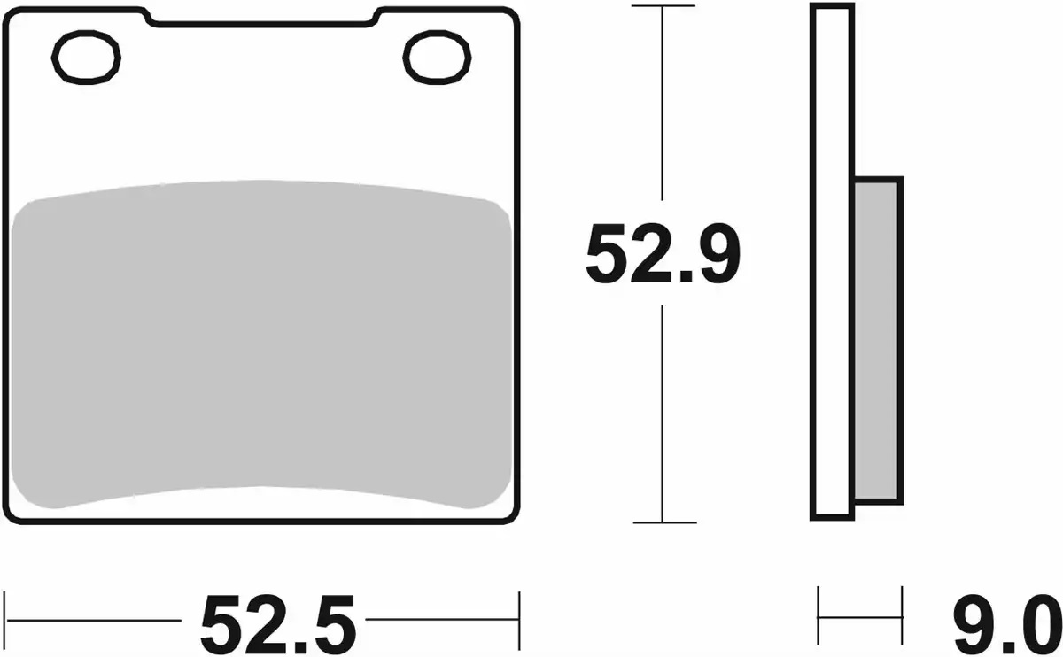 Plaquette de frein SBS pour Moto Kawasaki 1100 Zzr Zx-11 1993 à 2001 AR Neuf