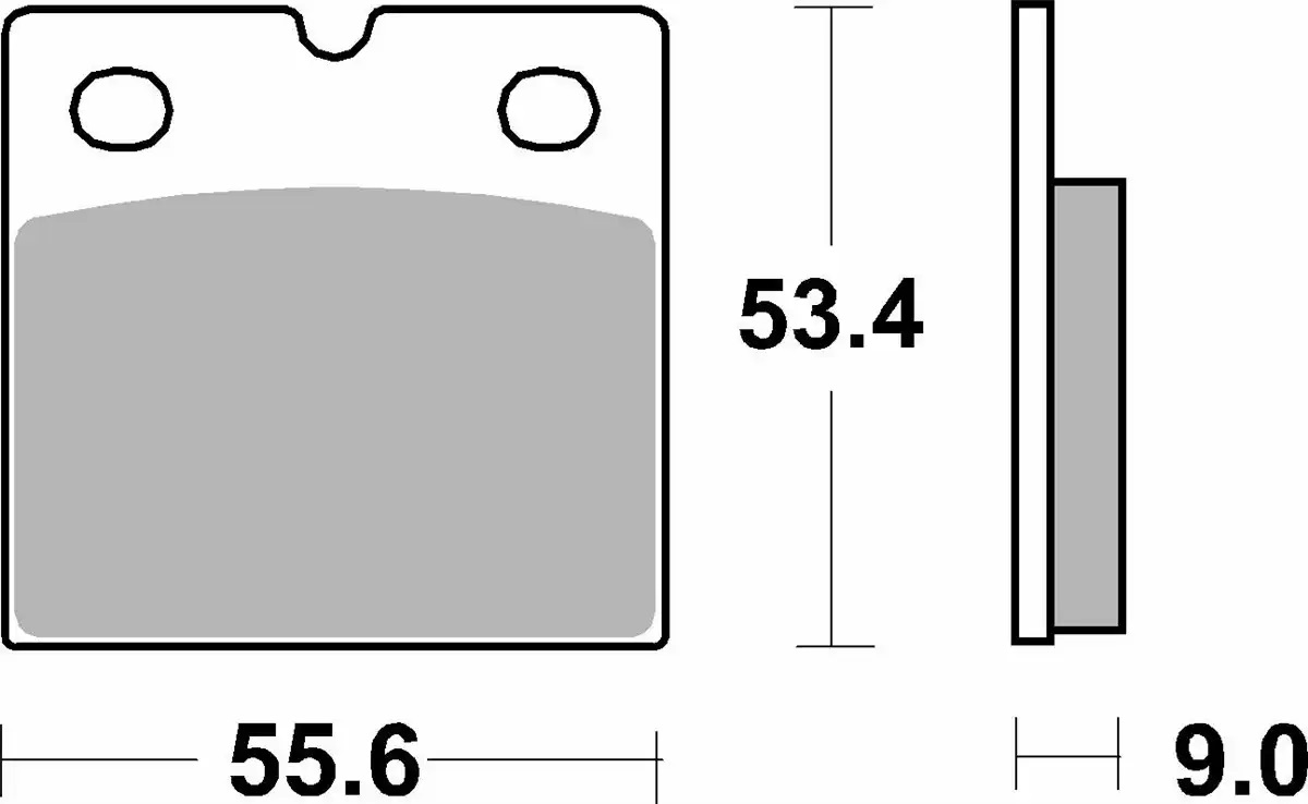 Plaquette de frein SBS pour Moto MZ 125 ETZ 1992 à 1996 AV Neuf