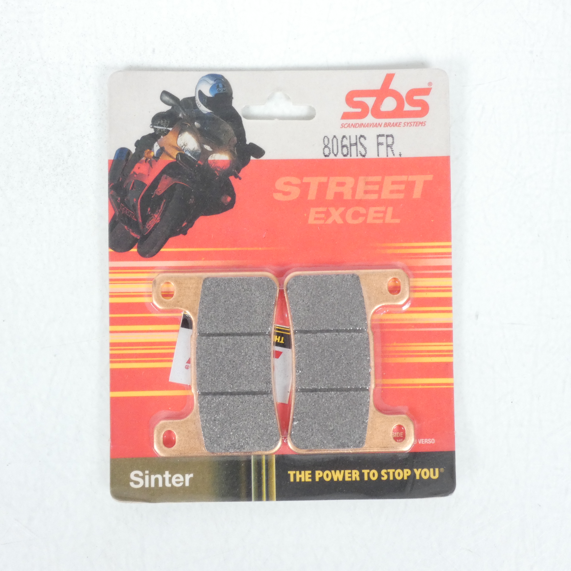 Plaquette de frein SBS pour Moto Suzuki 1300 Gsx-R Hayabusa 2008 à 2012 AVG / AVD Neuf