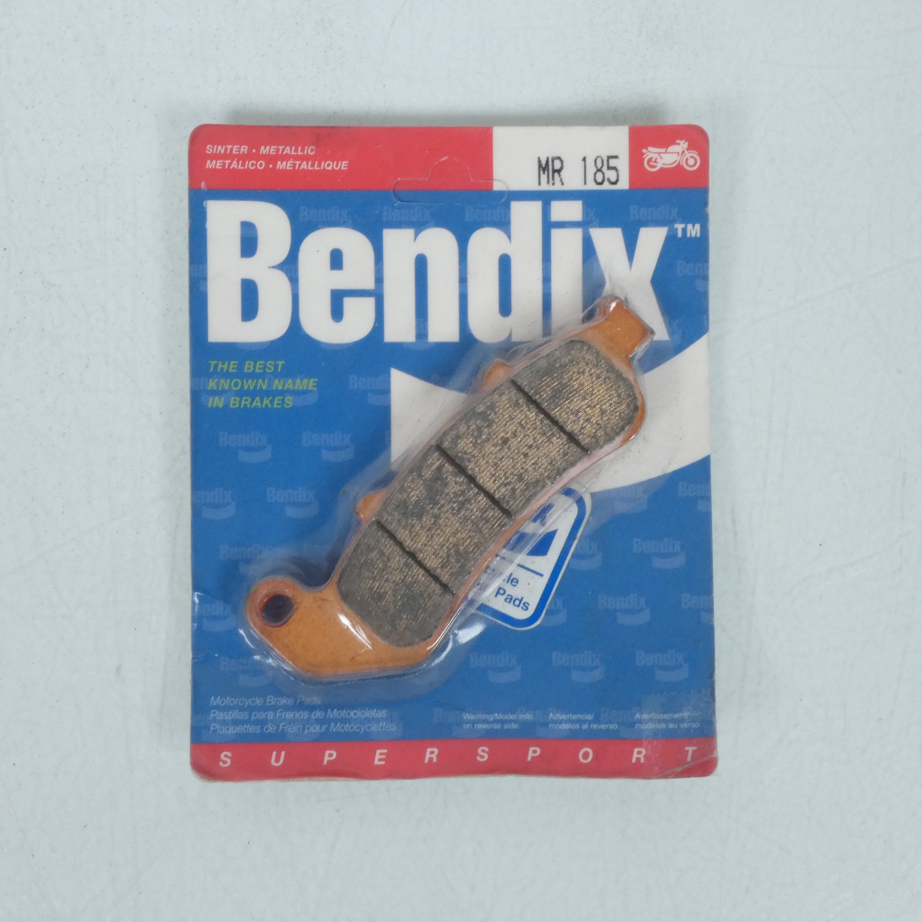 Plaquette de frein AR Bendix pour Moto Honda 1000 CBR F 1993 à 1999 MR185 Neuf