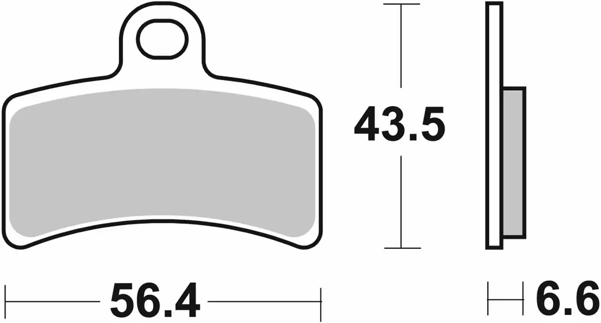 Plaquette de frein AV et AR SBS pour Moto Gas gas 50 EC BOY 2000 à 2007 815HF