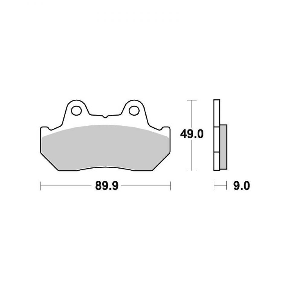 Plaquette de frein SBS pour moto Honda 900 CB Bol d or 1982 à 1985 572HF Neuf