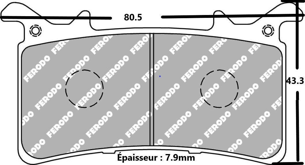 Plaquette de frein AV Ferodo pour moto BMW M 1000 RR K66 Après 2021 Neuf