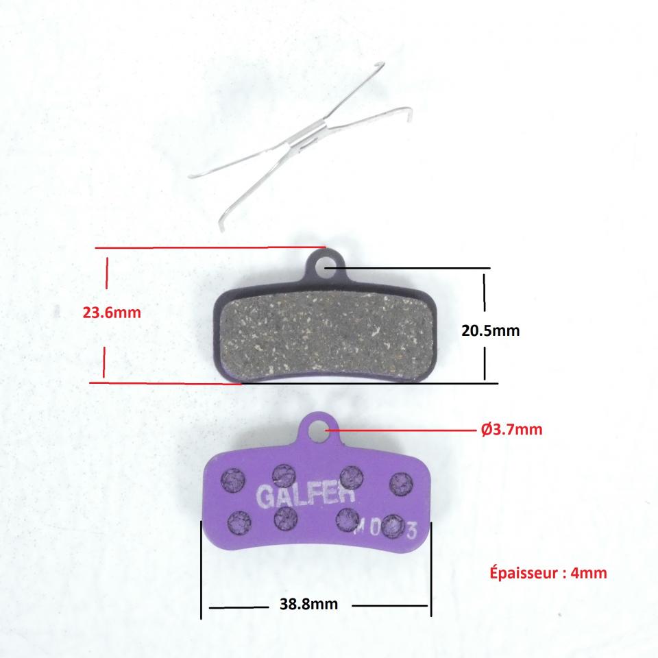 Plaquette de frein Galfer pour moto électrique SurRon LIGHTBEE L1E E-BIKES G1652