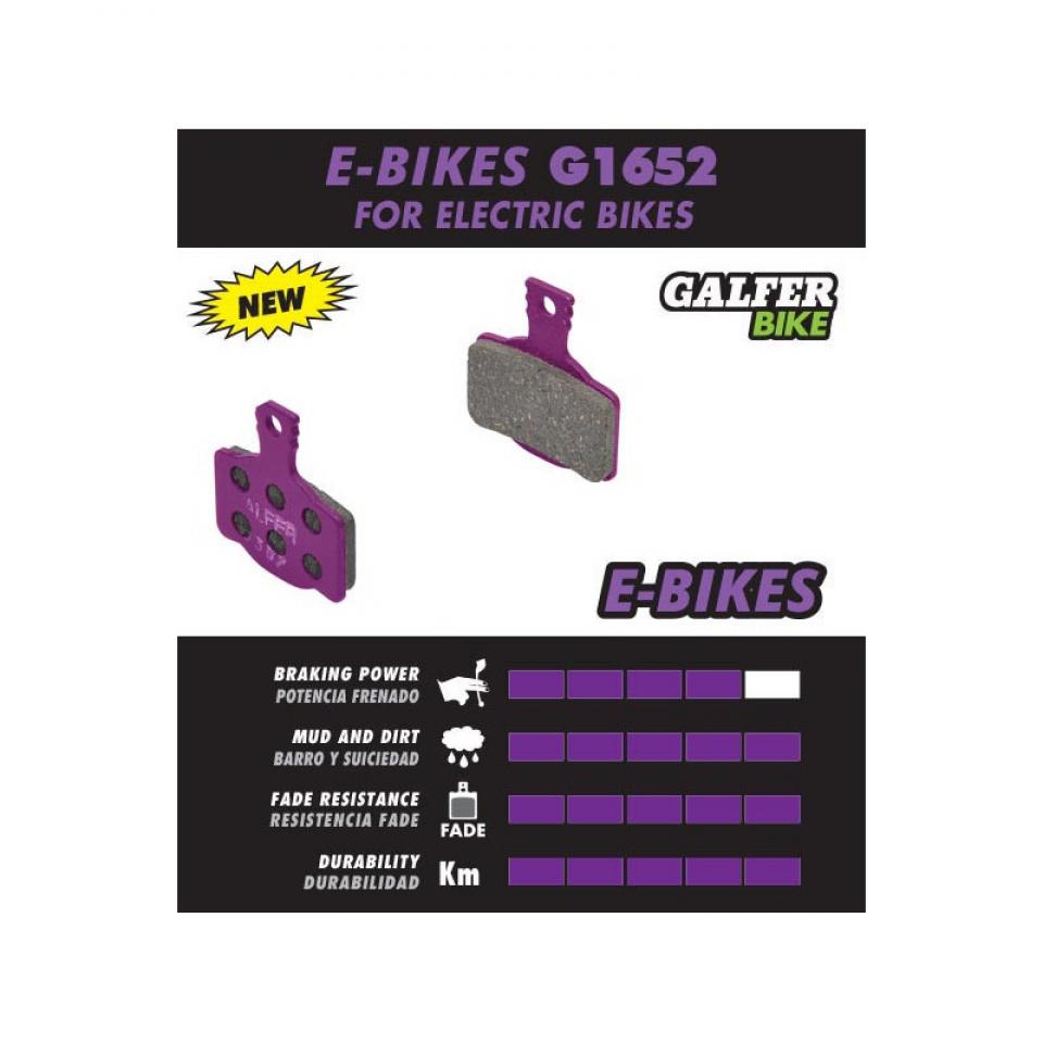 Plaquette de frein Galfer pour moto électrique SurRon LIGHTBEE L1E E-BIKES G1652