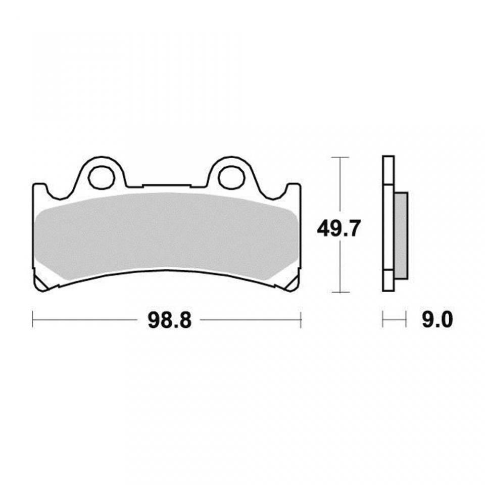 Plaquette frein AP Racing pour moto Yamaha 750 YZF-R 1993 à 1997 LMP283 ST Neuf