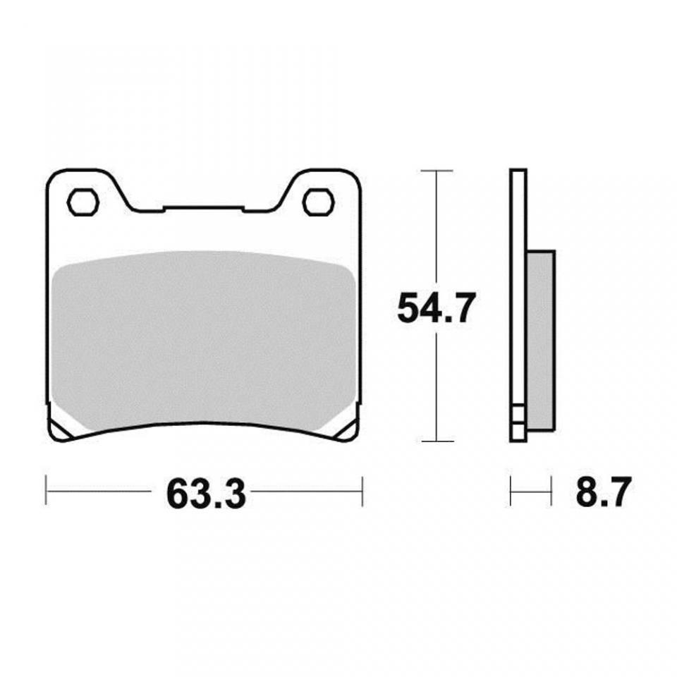 Plaquette de frein AP Racing pour moto Yamaha 1200 Vmax 1988-2006 LMP155 Neuf