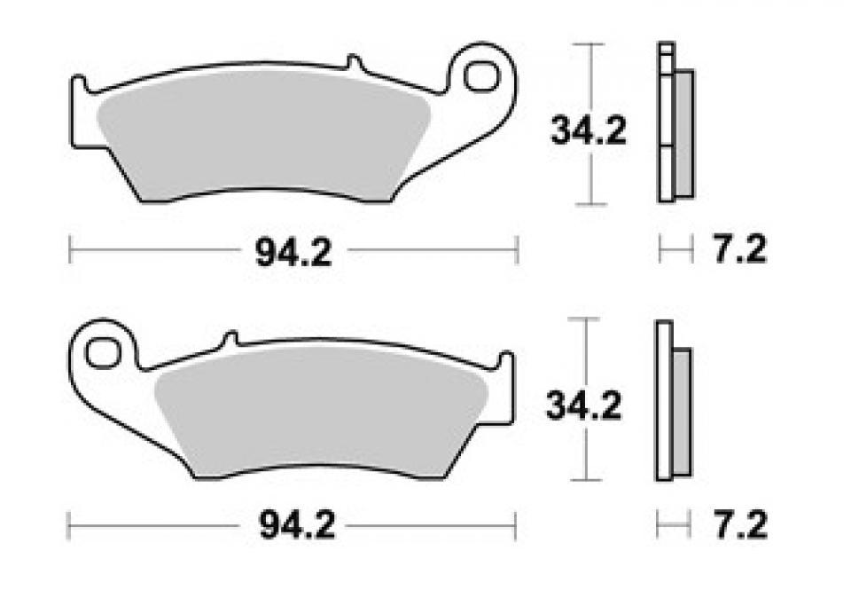 Plaquette de frein AP Racing pour Moto Yamaha 426 YZF 2000 à 2002 LMP294OR Neuf