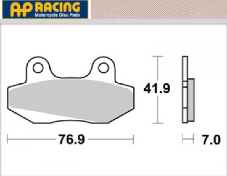 Plaquette de frein AP Racing pour Moto Cagiva 50 Mito 1998 à 2006 LMP151ST / AV Neuf