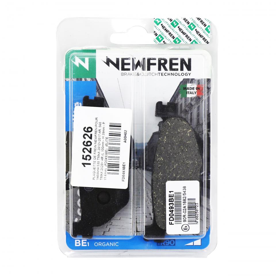 Plaquette de frein Newfren pour Scooter Yamaha 560 T-Max Abs 2020 à 2021 FD0493BE1 Neuf
