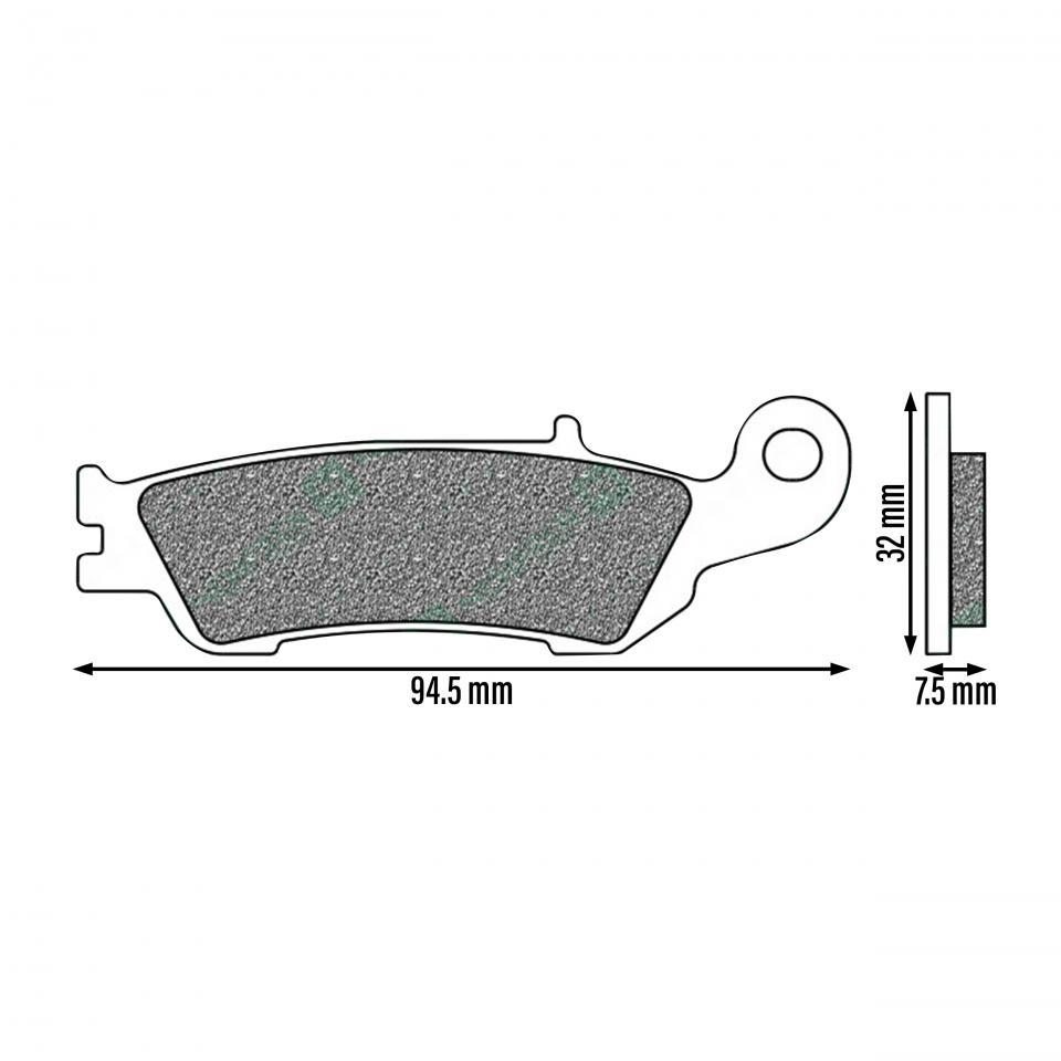 Plaquette de frein Newfren pour Moto Fantic 125 XE 2021 à 2022 FD0411SD1 Neuf