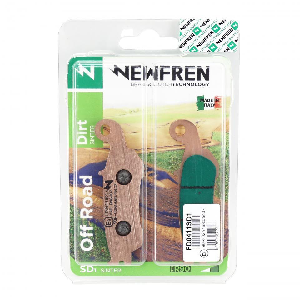 Plaquette de frein Newfren pour Moto Fantic 125 XE 2021 à 2022 FD0411SD1 Neuf