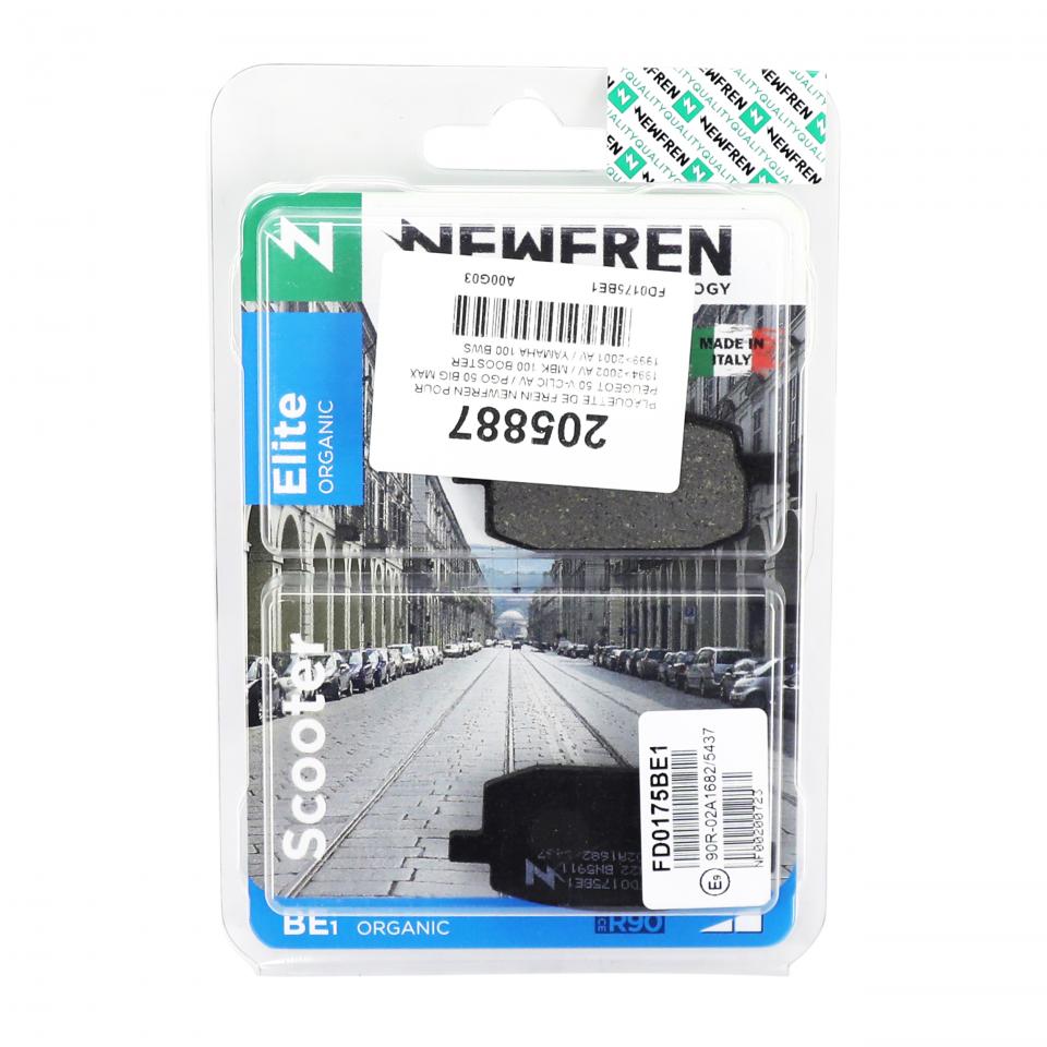 Plaquette de frein Newfren pour Moto Fantic 50 Big wheel Après 1994 Neuf