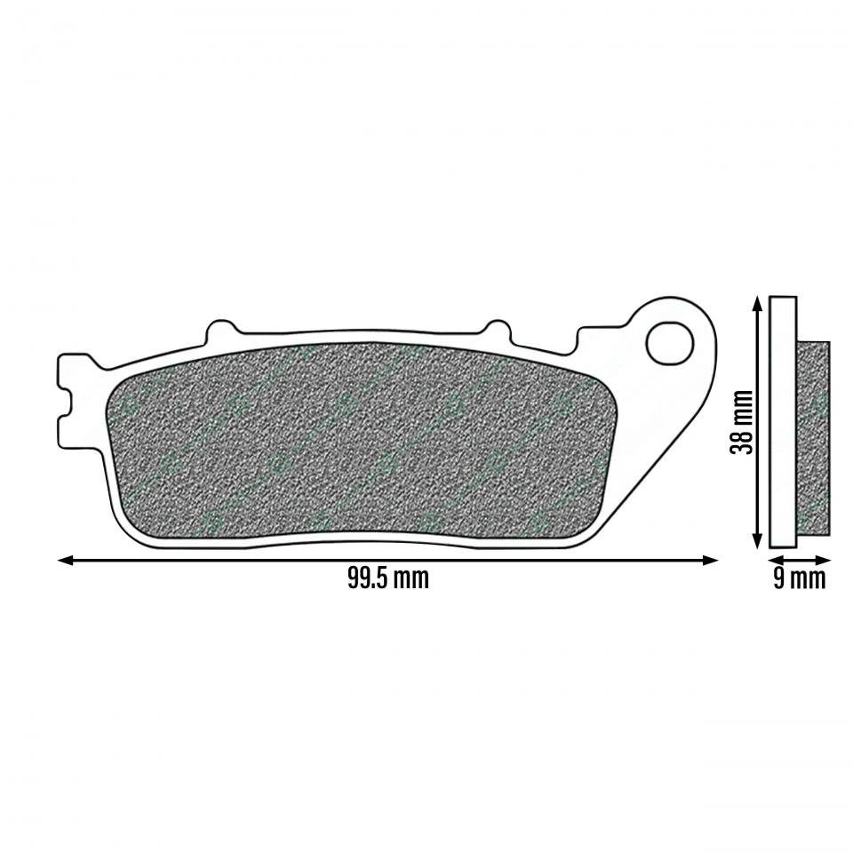 Plaquette de frein Newfren pour Moto Honda 1000 Cb R Après 2008 FD0446BT1 Neuf