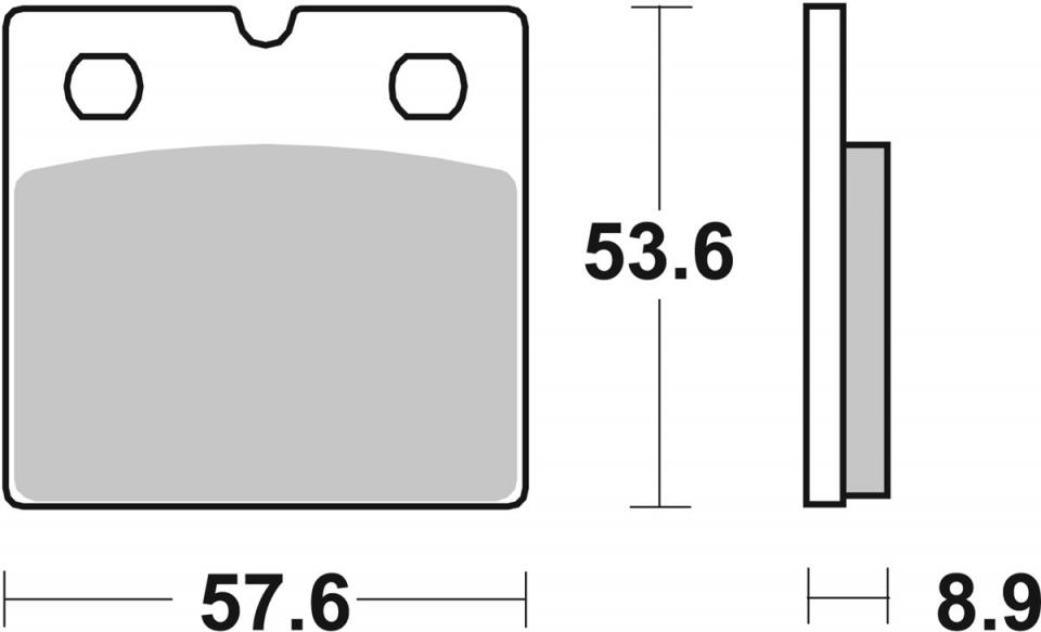 Plaquette de frein SBS pour Moto BMW 1000 K 100 Lt 1989 640LS / AR Neuf