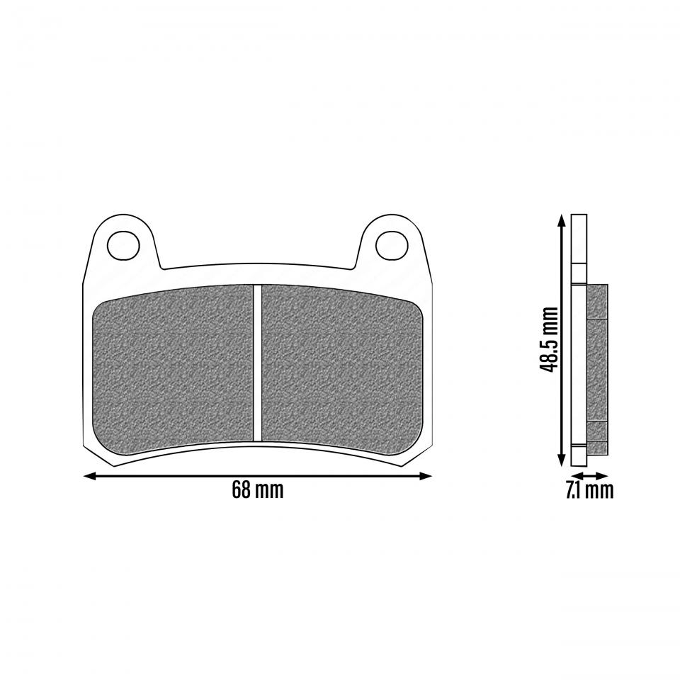 Plaquette de frein Newfren pour Moto Benelli 250 TRK 2019 à 2021 FD0578BT1 Neuf
