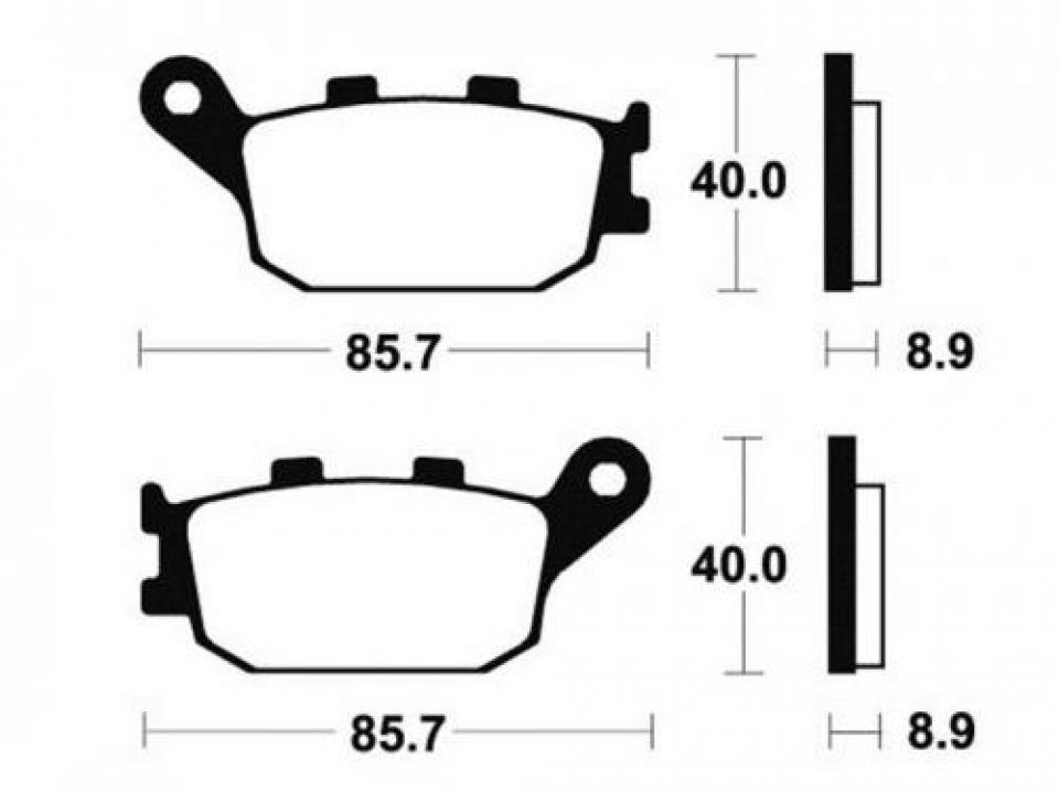 Plaquette de frein Brembo pour Moto Suzuki 650 DL V-strom Après 2004 07HO36.SP / AR Neuf