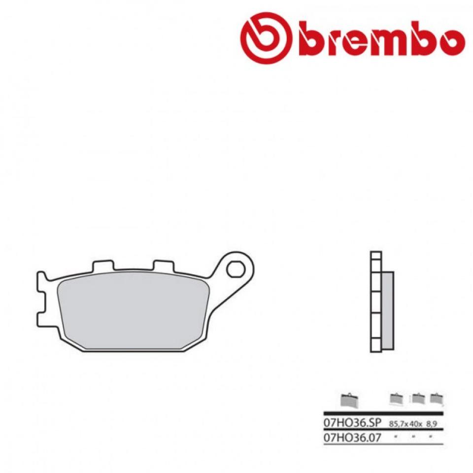 Plaquette de frein Brembo pour Moto Suzuki 650 DL V-strom Après 2004 07HO36.SP / AR Neuf