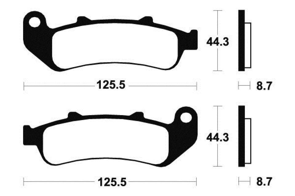 Plaquette de frein Brembo pour moto Honda 1100 ST 1992 à 1995 07HO39.07 AV Neuf