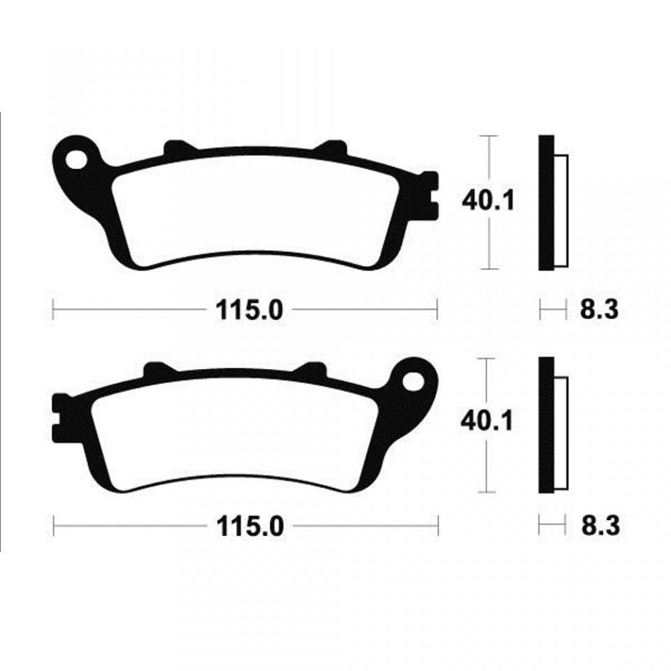 Plaquette de frein Brembo pour moto Honda 650 FMX 07HO42.SA Neuf