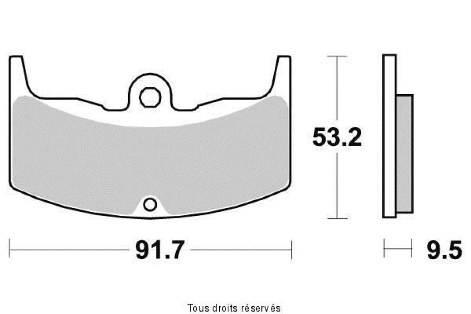 Plaquette de frein Brembo pour Moto Honda 550 Cbx F 1982 à 1986 AR / 07HO17.08 Neuf