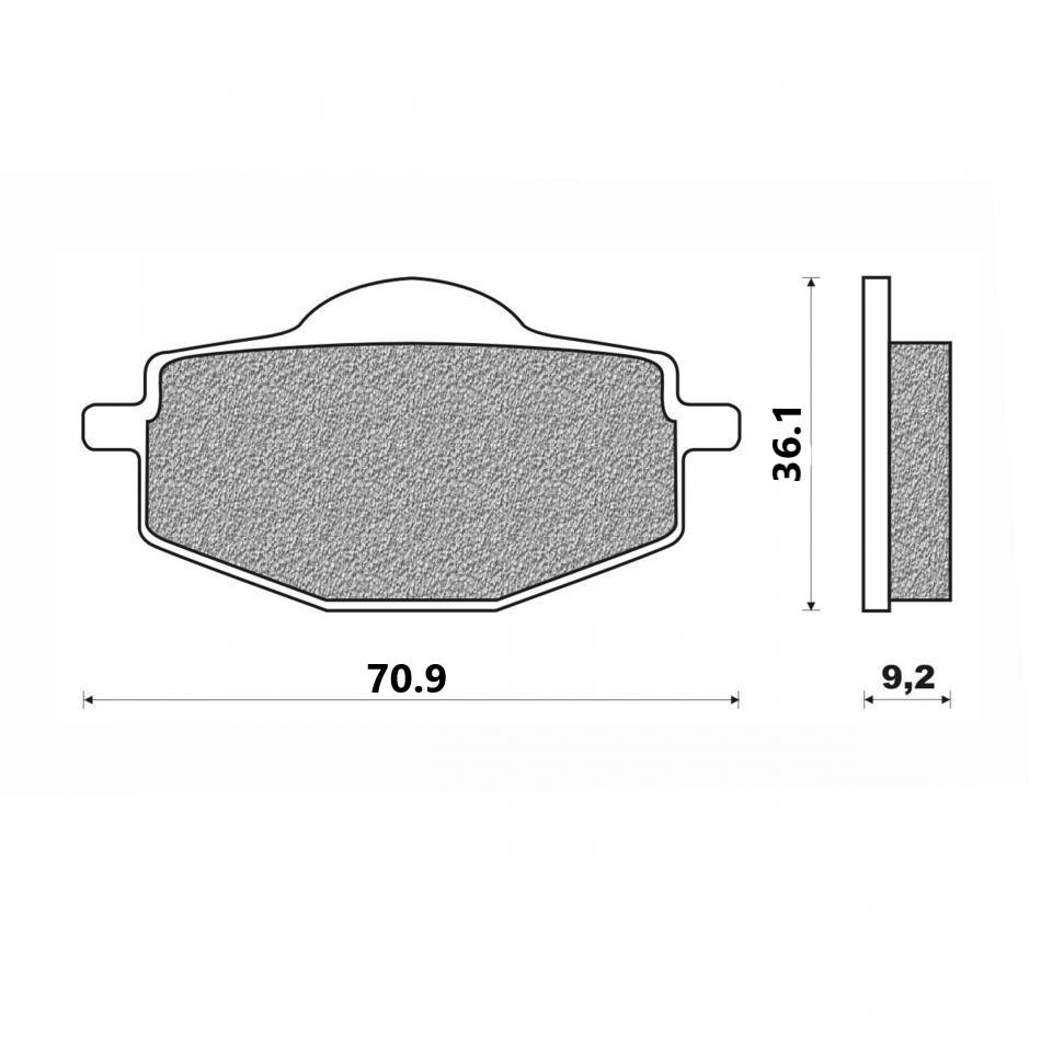 Plaquette de frein Brembo pour Moto Yamaha 50 TDR 1990 à 2020 Neuf