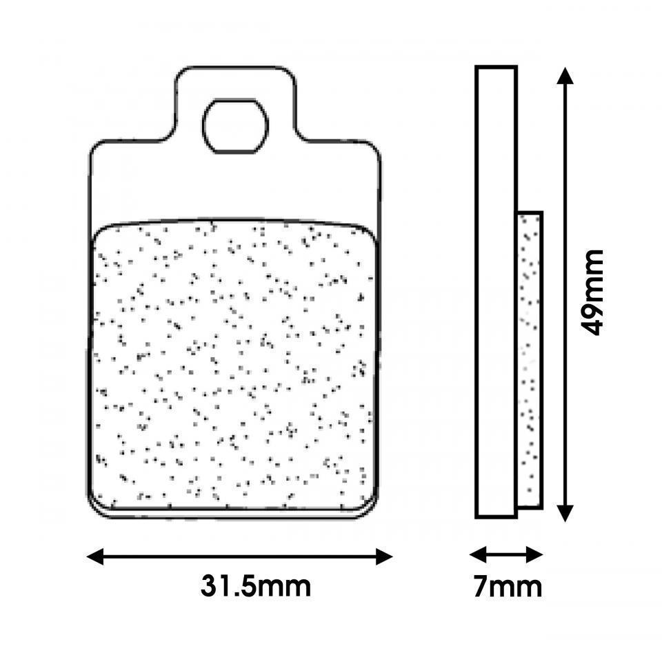 Plaquette de frein Brembo pour Scooter Piaggio 50 Sfera 1995 à 2020 Neuf