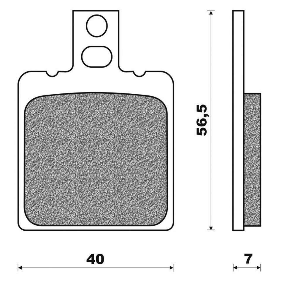 Plaquette de frein Brembo pour Moto Moto Guzzi 650 VT Baja 1986 à 2020 Neuf