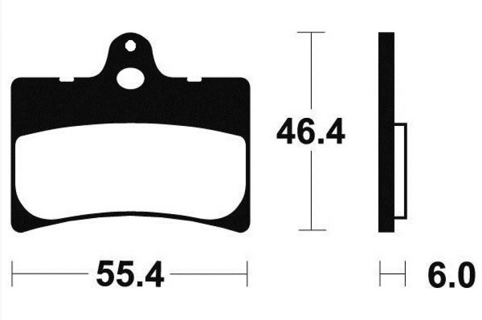 Plaquette de frein Brembo pour moto Beta 260 TR34 1992 à 1993 07GR17.05 Neuf