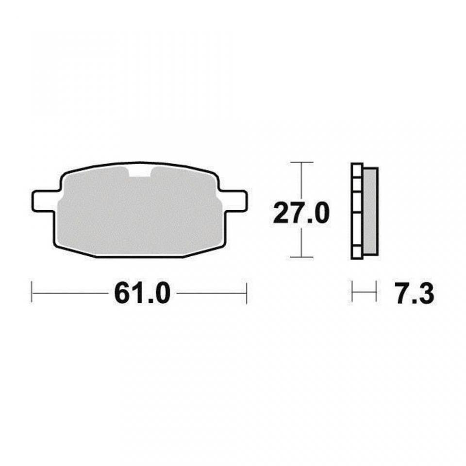 Plaquette de frein Brembo pour Moto Skyteam 50 Dax Replica 2006 à 2011 AV Neuf