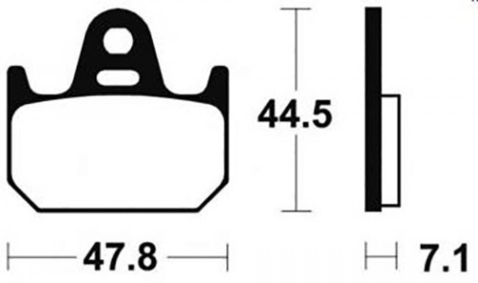 Plaquette de frein Brembo pour Moto Yamaha 125 TZ 1997 à 2000 07YA28.RR / AR Neuf