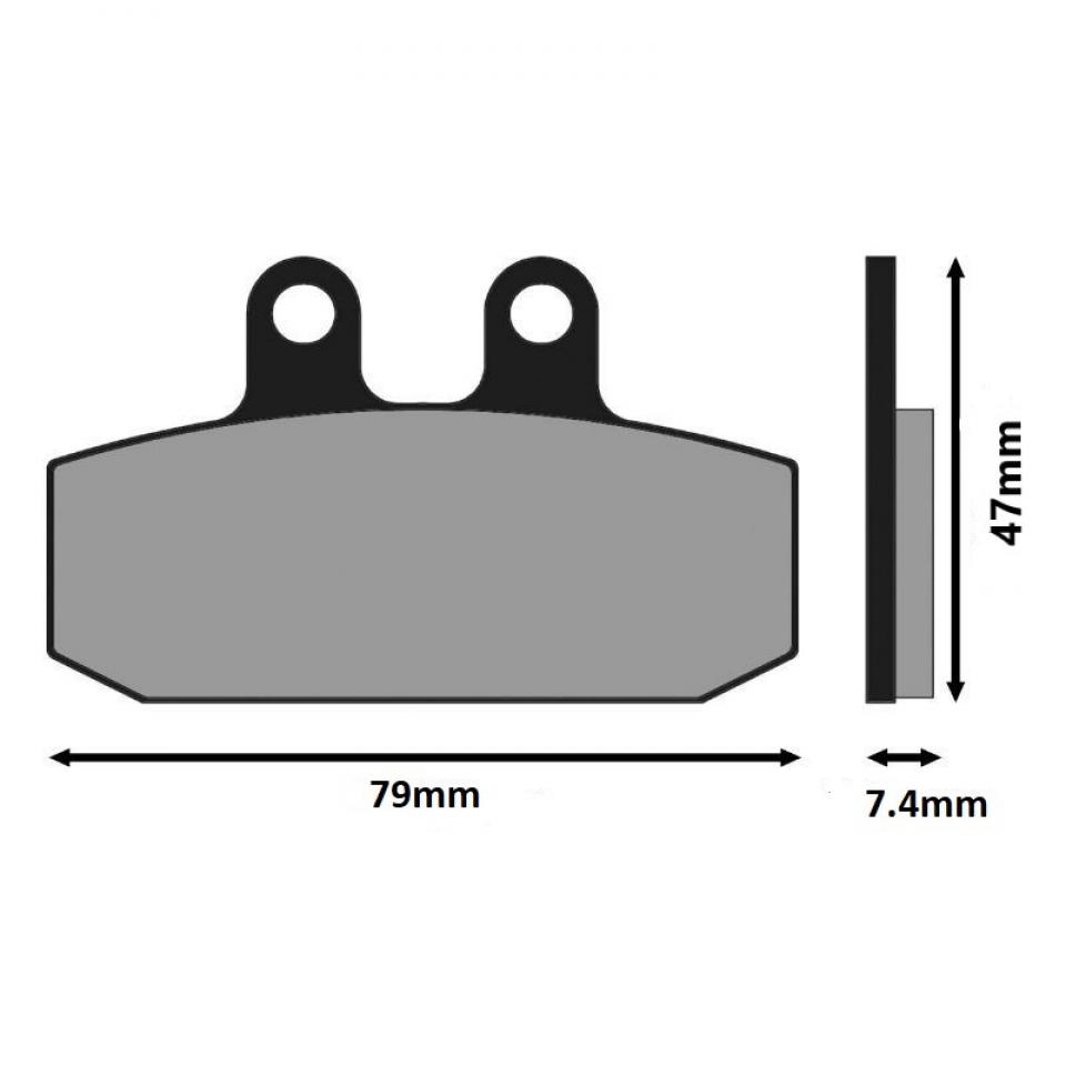 Plaquette de frein Brembo pour Moto Honda 250 CMX 1997 à 1999 MC32A / AV Neuf en destockage