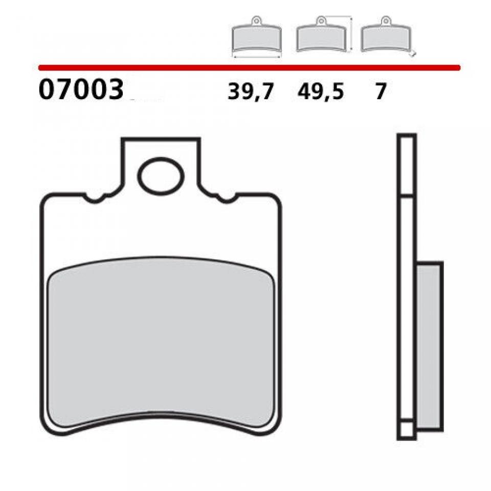 Plaquette de frein Brembo pour Scooter Yamaha 50 Yh Why 1999 à 2011 AV Neuf