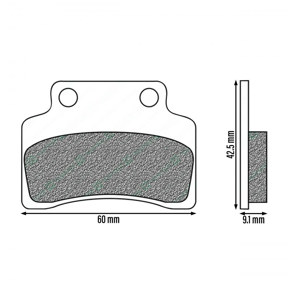 Plaquette de frein Newfren pour Scooter Kymco 125 CALYPSO Après 1999 Neuf