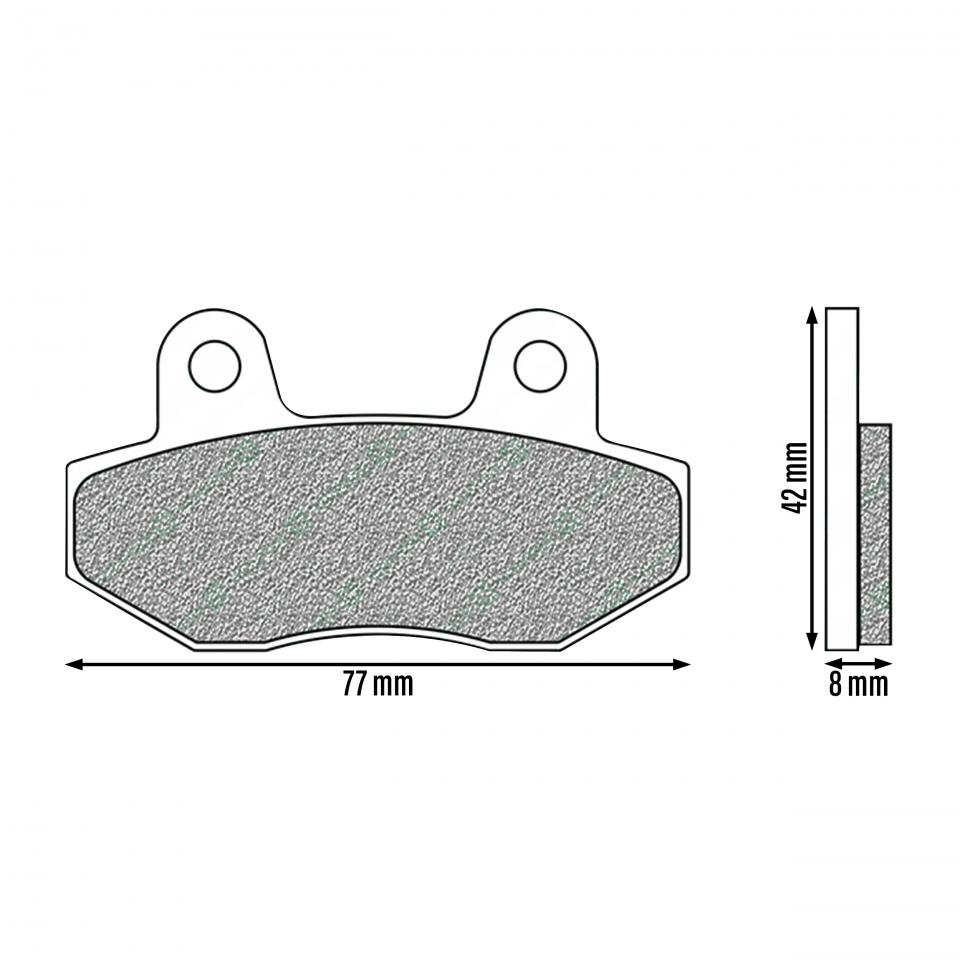 Plaquette de frein Newfren pour Scooter Chinois 50 139QMB FD0358BE1 Neuf