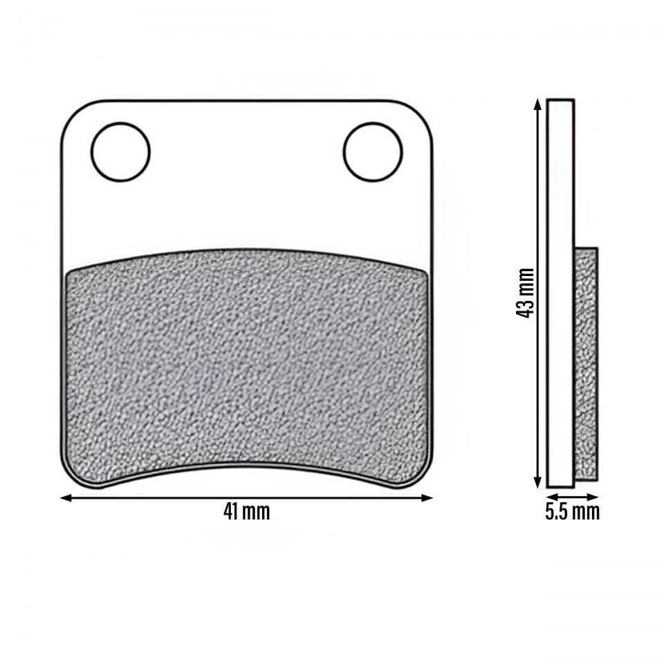 Plaquette de frein Newfren pour Moto Aprilia 850 Na Mana Gt 2009 à 2016 FD0439BE1 Neuf