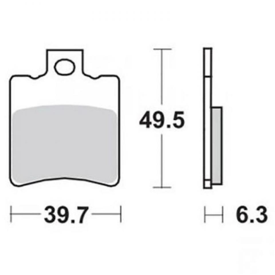 Plaquette de frein Newfren pour Scooter Aprilia 50 Gulliver FD.0196 Neuf