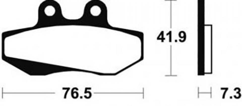 Plaquette de frein Bendix pour moto HRD 50 GS 2000 - 2002 MA152 Neuf