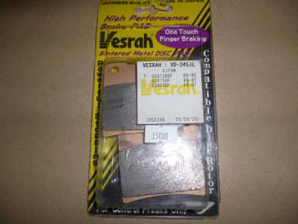 Plaquette de frein Vesrah pour Moto Suzuki 600 GSXF 1988 à 1997 Neuf