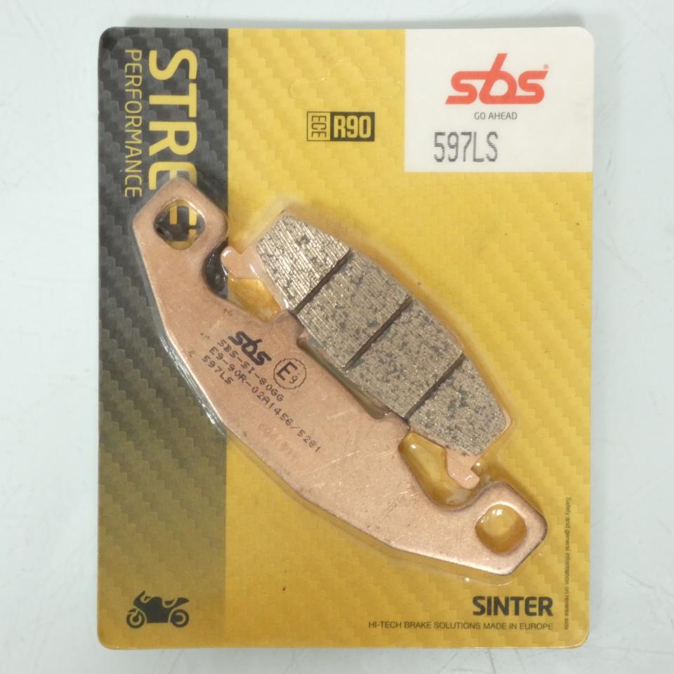 Plaquette de frein SBS pour Moto Kawasaki 600 ZZR 1990 à 1992 597LS.S Neuf en destockage