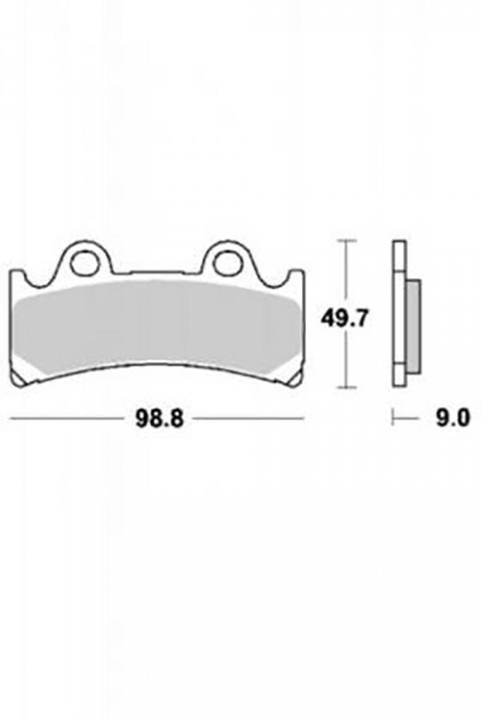 Plaquette de frein Générique pour Moto Yamaha 750 YZF 1993 à 1997 683HS Neuf en destockage