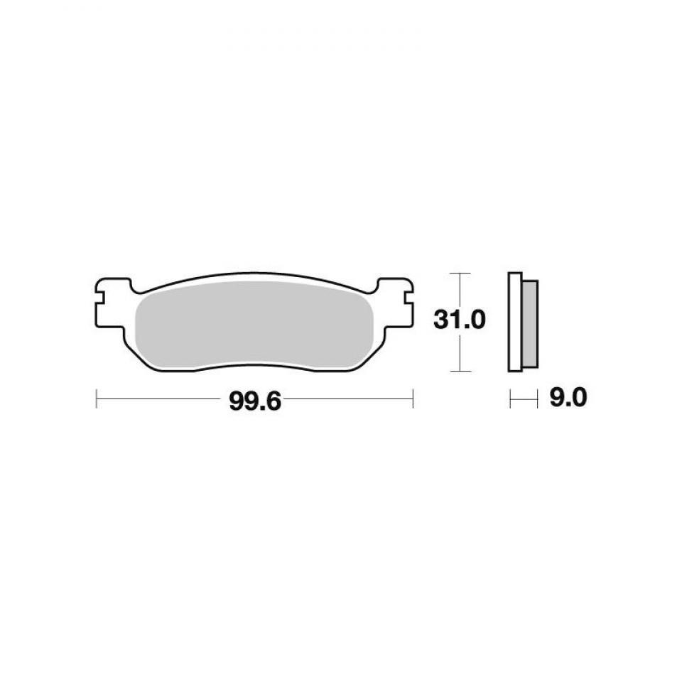 Plaquette de frein SBS pour Scooter Yamaha 250 Majesty 1998 à 1999 728LS Neuf