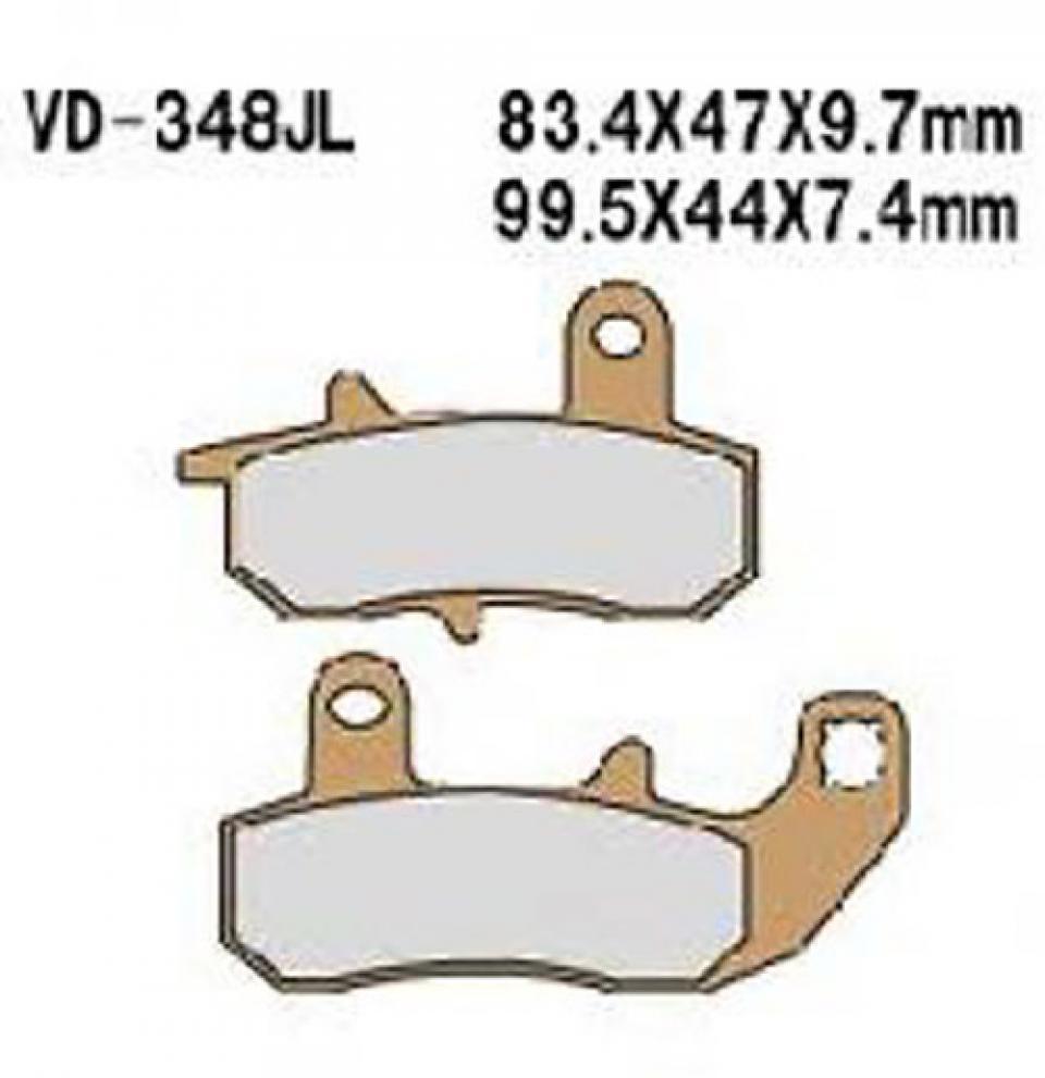 Plaquette de frein Vesrah pour Moto Suzuki 600 DR 1989 à 1991 Neuf