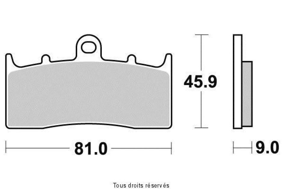 Plaquette de frein Vesrah pour Moto BMW 1200 R R 2006 à 2014 AVG / AVD Neuf